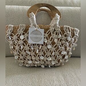 Handcrafted Beige Tote Bag